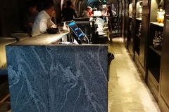 Bar counter at Le Binchotan