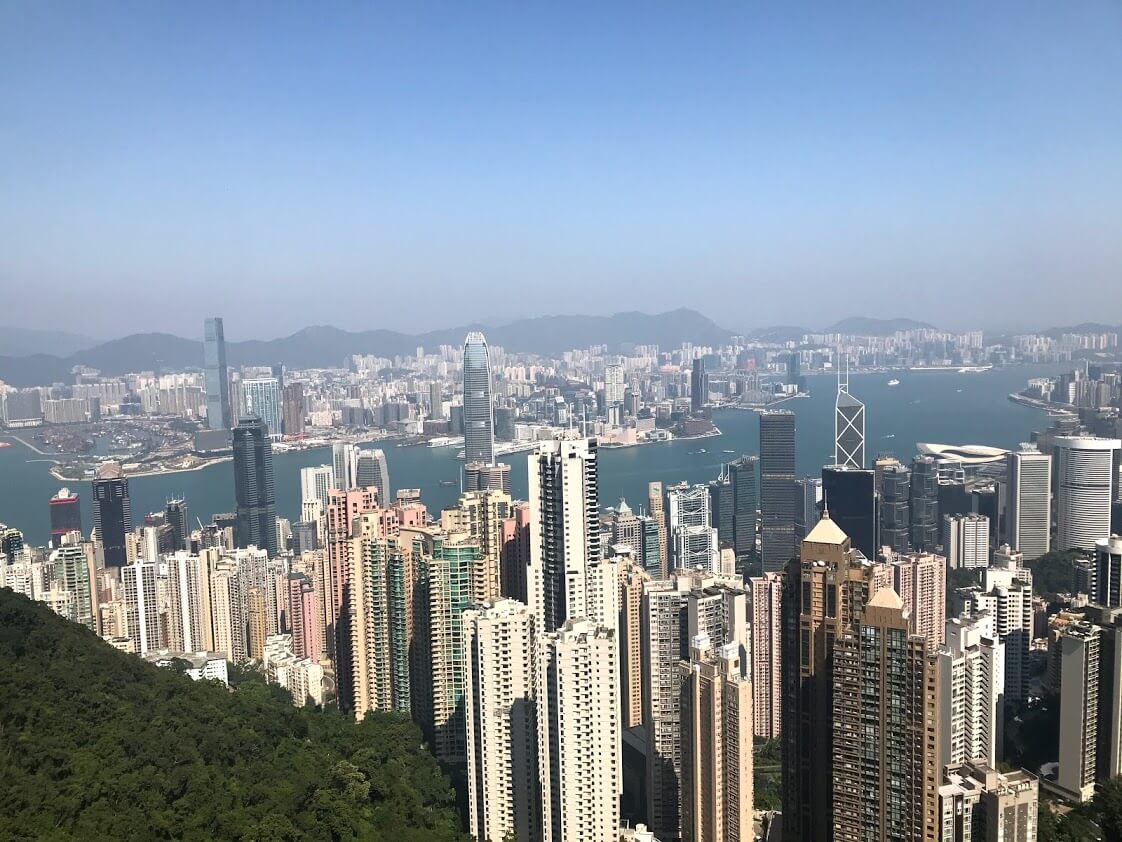 The beautiful Hong Kong Skyline