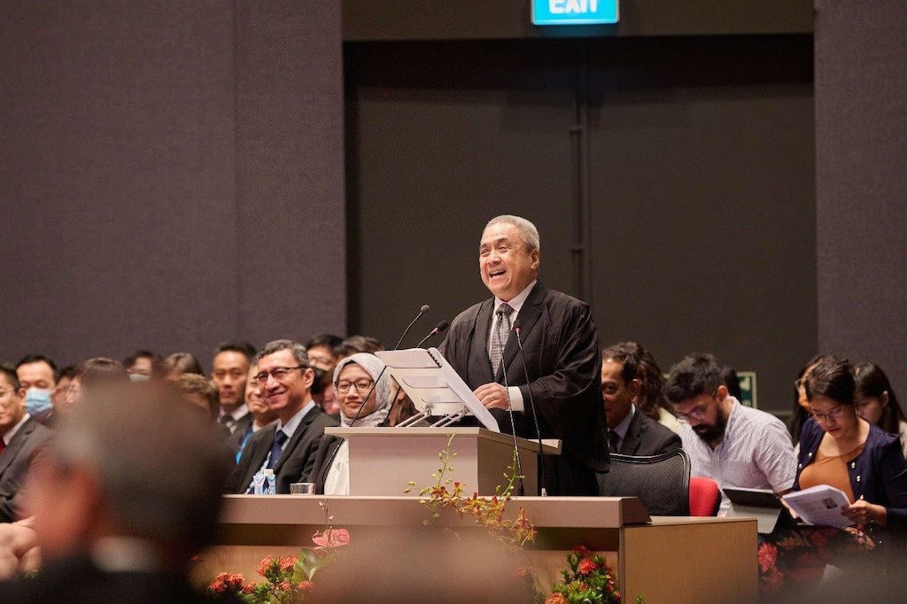 Delivering the opening of legal year address in January 2023