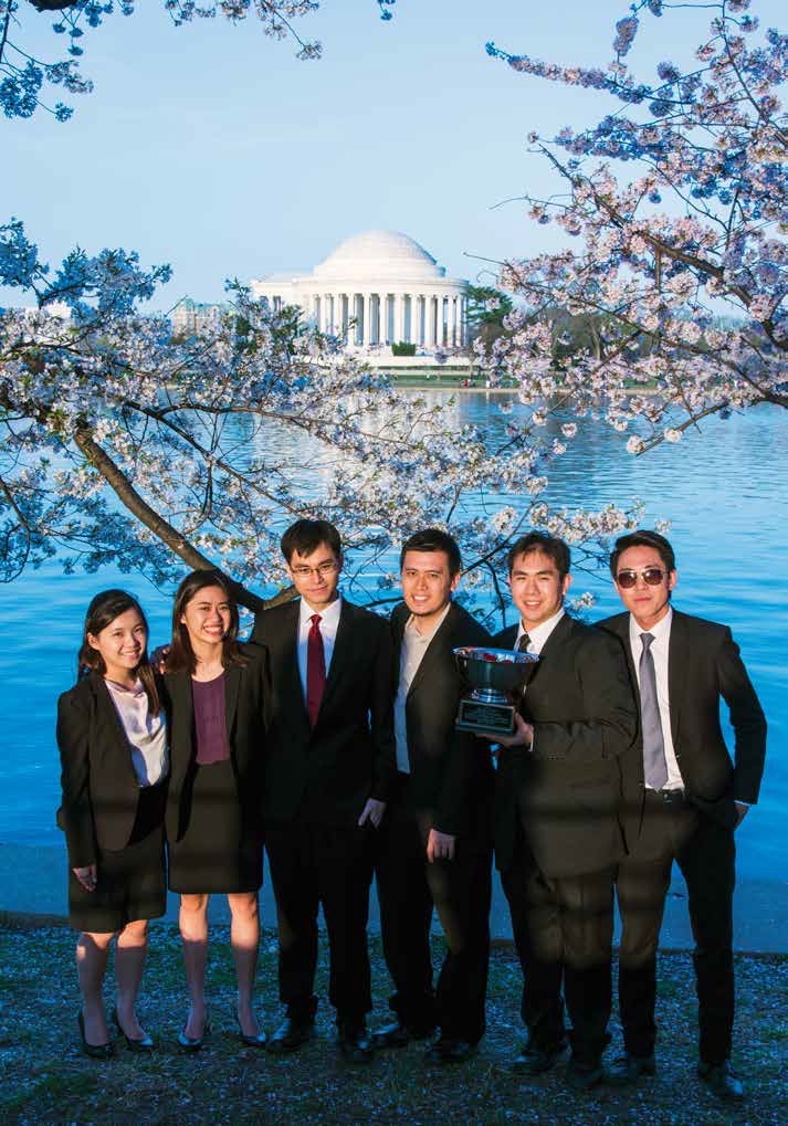 The 2014 SMU Jessup team in Washington, DC