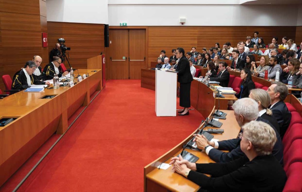 Lachs Space Law Moot final 2024, judged by three ICJ judges